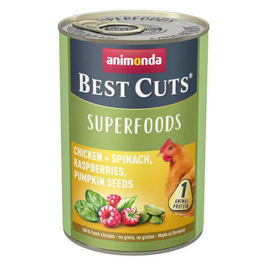 Animonda Adult Dog Best Cuts Superfoods Chicken/Spinach/Raspberries/Pumpkin Seed