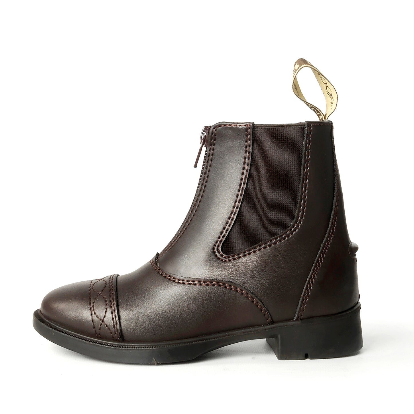 Brogini Tivoli Piccino YR Paddock Boots Child Brown