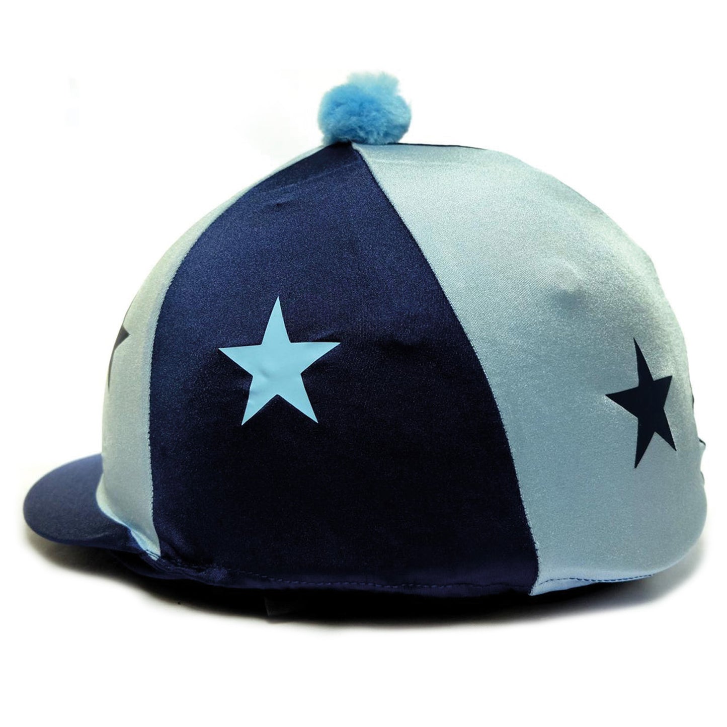Capz Motif Cap Cover Lycra Starz & Pom Pom