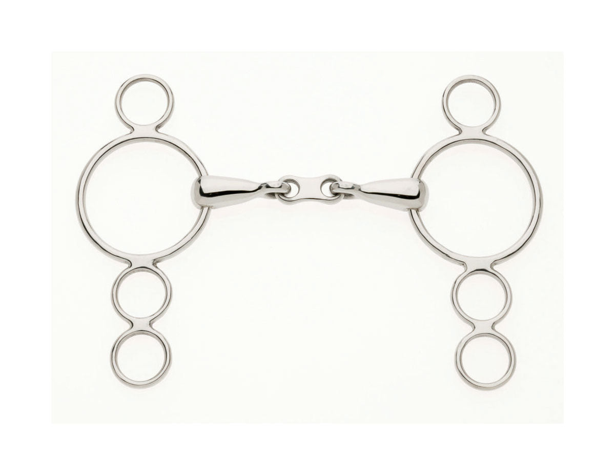 Continental 3 Ring French Link Snaffle