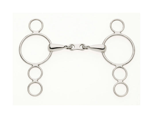 Continental 3 Ring French Link Snaffle