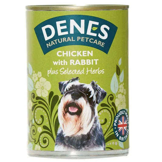 Denes Dog Tins Adult Rabbit & Chicken