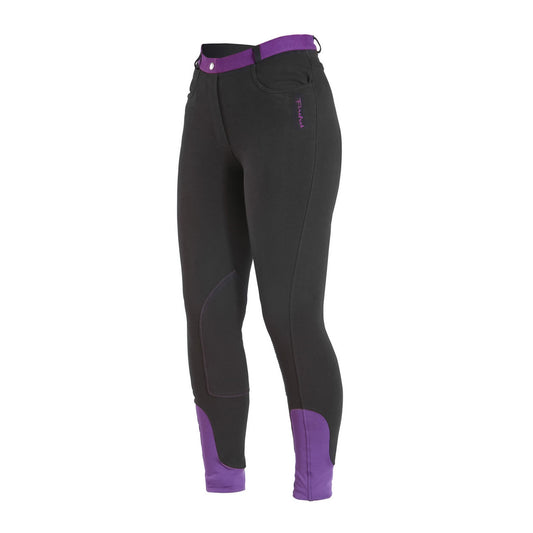 Firefoot Farsley Breeches Ladies Black/Plum