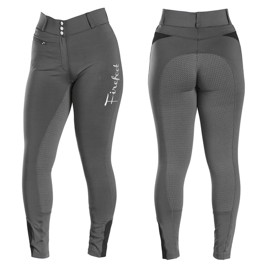 Firefoot Bankfield Sticky Bum Breeches Ladies Grey/Black