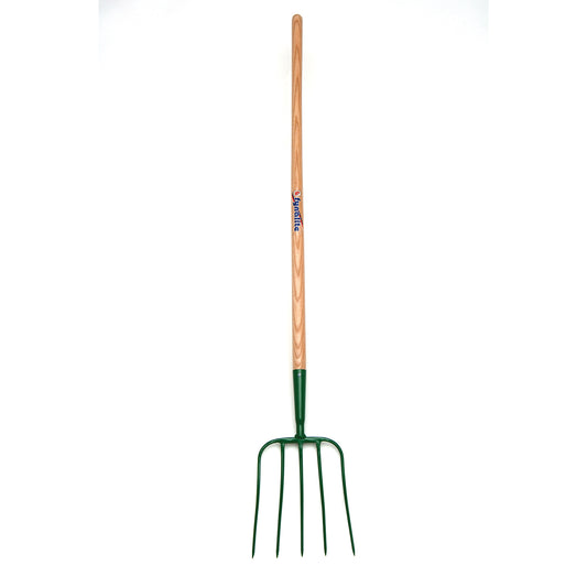 Fynalite Manure Fork 5 Prong Ash Handle Extra Long