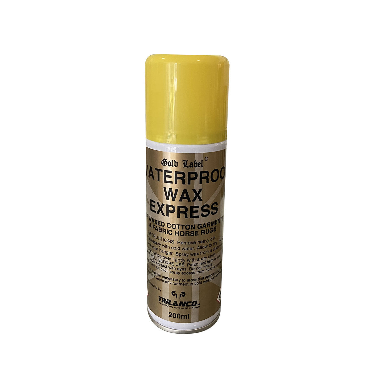 Waterproof Wax Tub & Aerosol - Gold Label