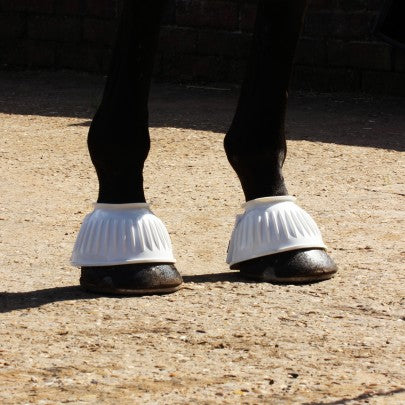 Gallop Double Taped PVC Ribbed Over Reach Boots