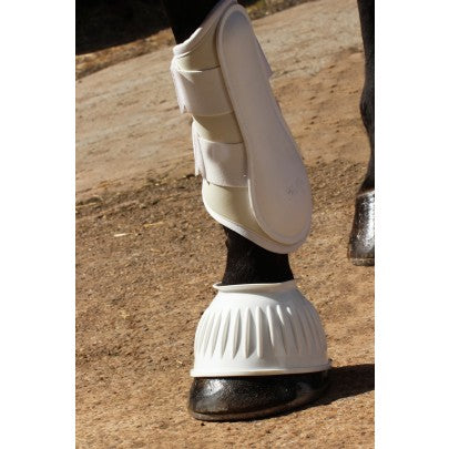 Gallop Double Taped PVC Ribbed Over Reach Boots