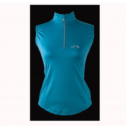 Gallop Sleeveless Zipped Neck Base-Layer