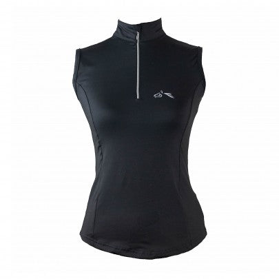 Gallop Sleeveless Zipped Neck Base-Layer