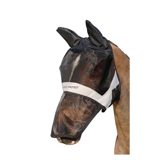 Hy Equestrian Armoured Protect Full Mask with Ears and Nose