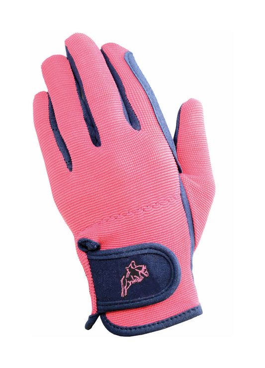 Hy Equestrian Children's Every Day Two Tone Riding Gloves