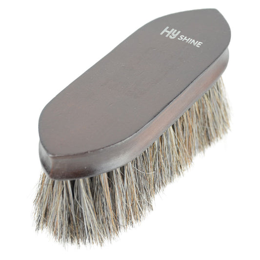 Hy Equestrian Deluxe Horse Hair Wooden Dandy Brush