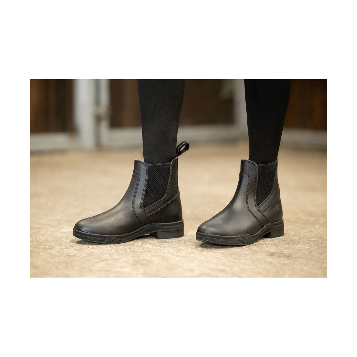 Hy Equestrian Fleece Lined Wax Leather Jodhpur Boot