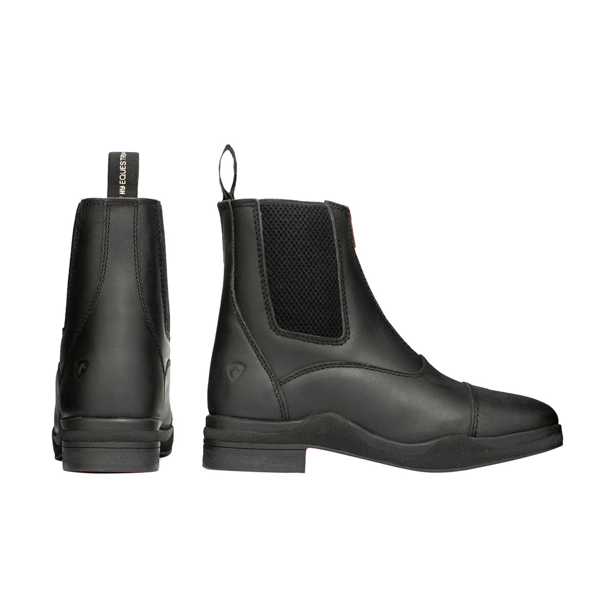 Hy Equestrian Fleece Lined Wax Leather Zip Jodhpur Boot