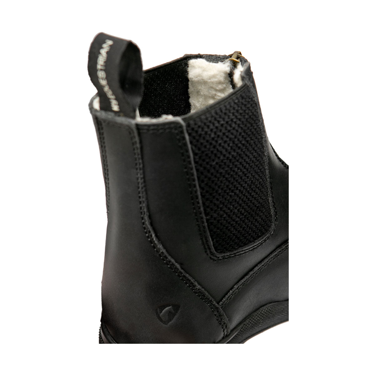 Hy Equestrian Fleece Lined Wax Leather Zip Jodhpur Boot