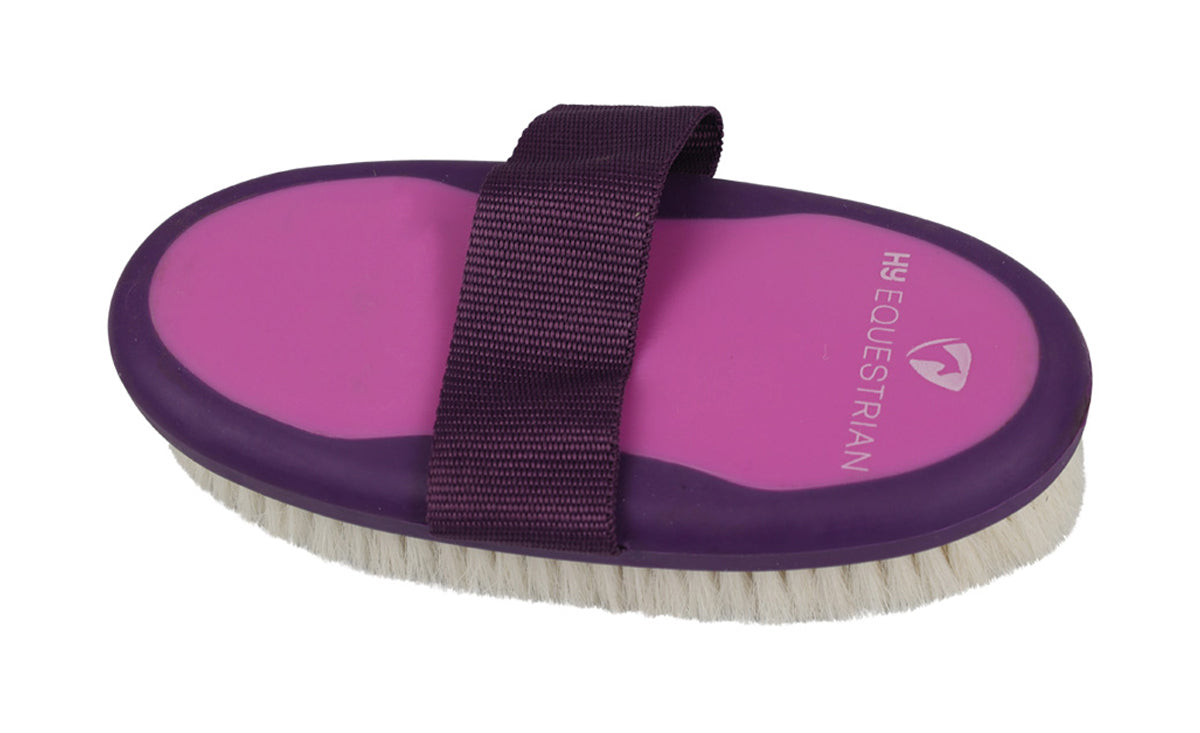 Hy Equestrian Pro Groom Goat Hair Body Brush