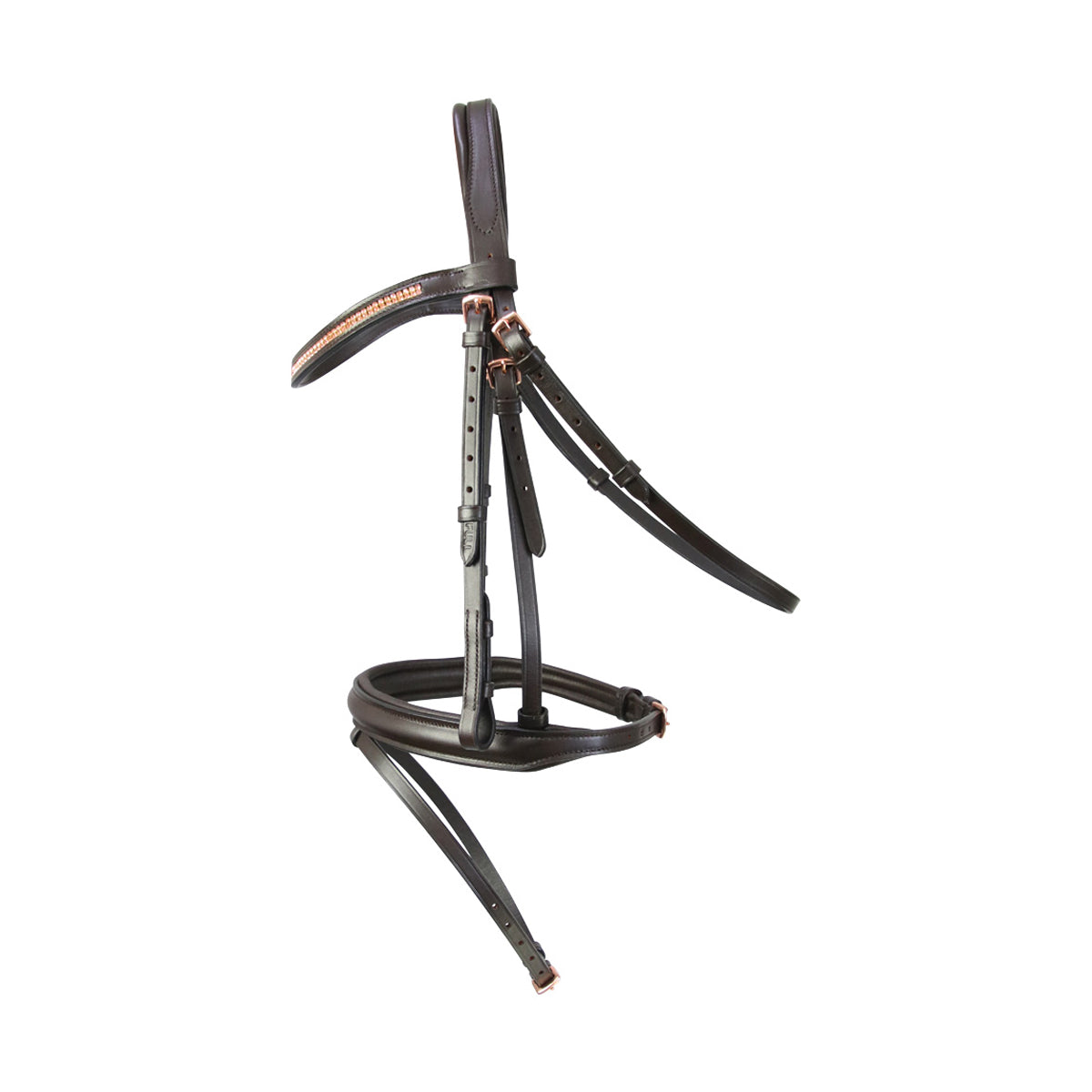 Hy Equestrian Rosciano Rose Gold Bridle