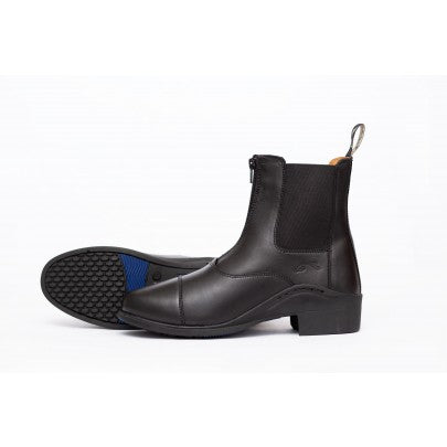 Elegance Leather Paddock Zip Boots