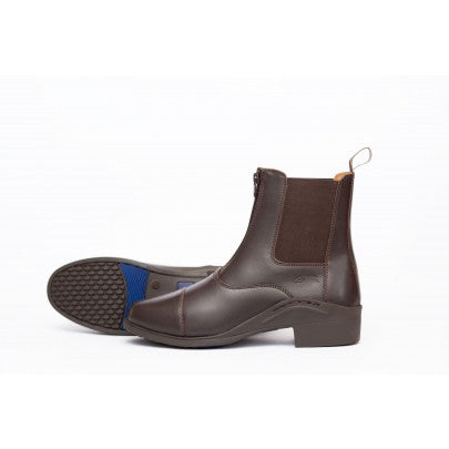 Elegance Leather Paddock Zip Boots