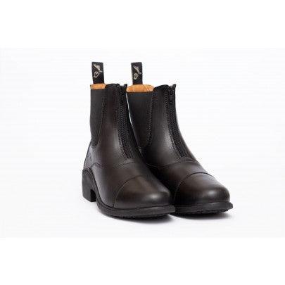 Elegance Leather Paddock Zip Boots