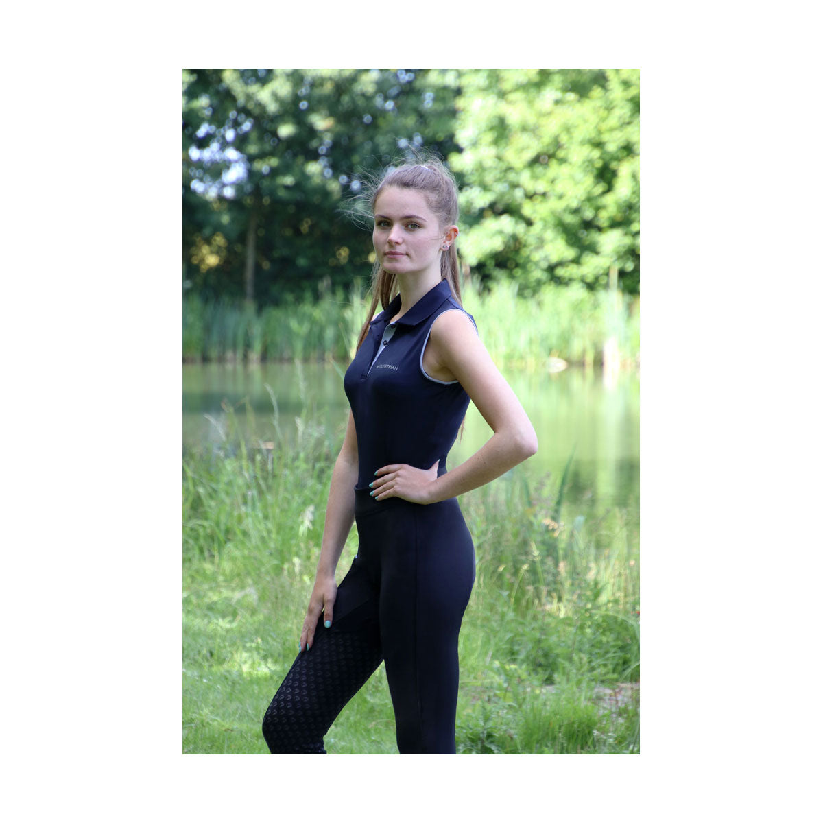 Hy Equestrian Synergy Sleeveless Polo