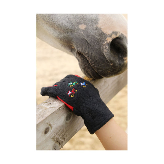 Tractor Collection Fleece Gloves by Little Knight