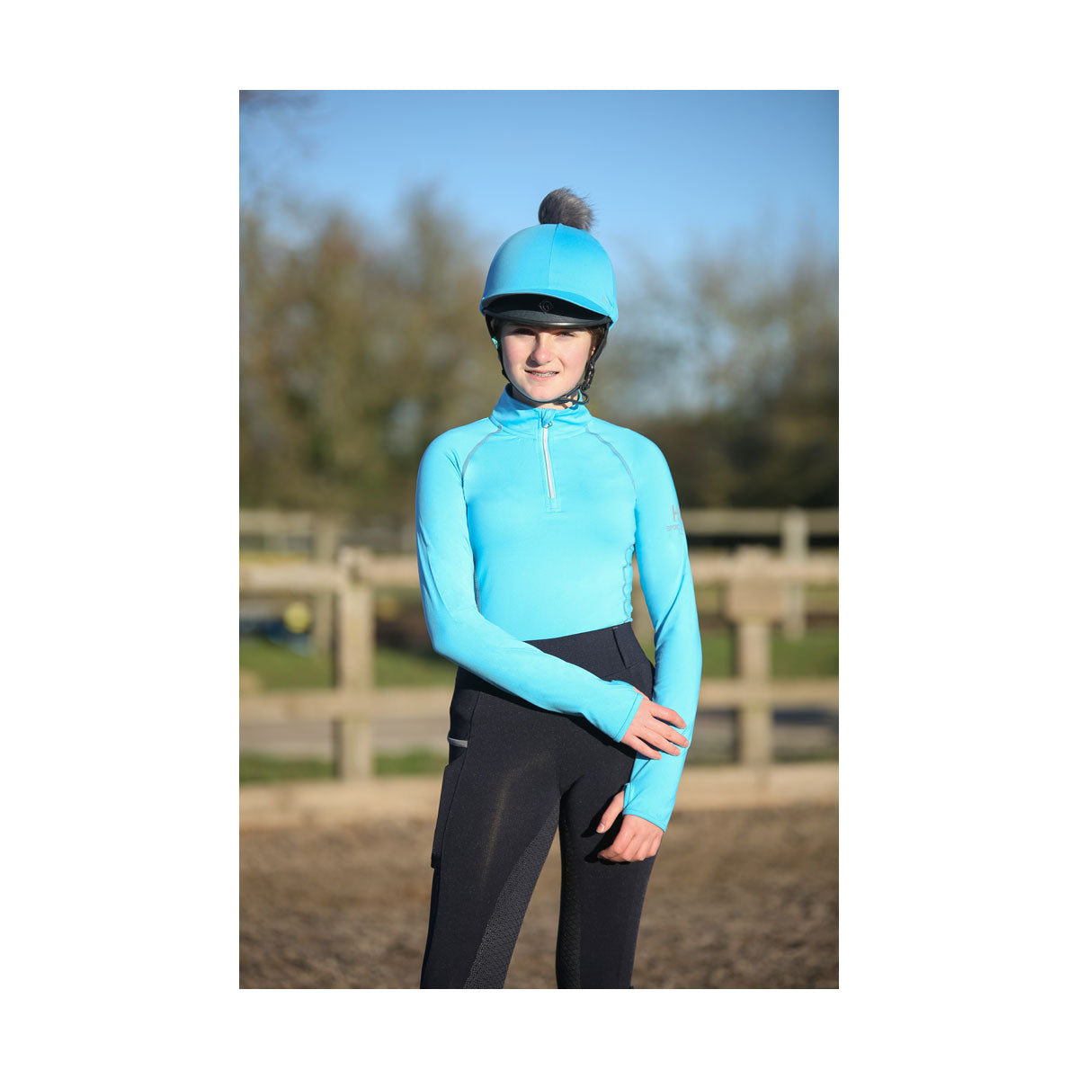 Hy Sport Active Hat Silk with Interchangeable Pom Pom