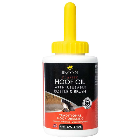 Lincoln Classic Hoof Oil With Reusable Bottle & Bush