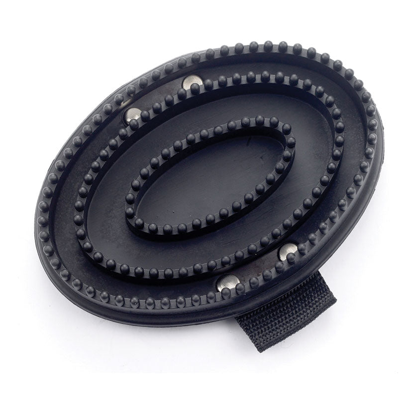 Lincoln Rubber Curry Comb With Web Handle