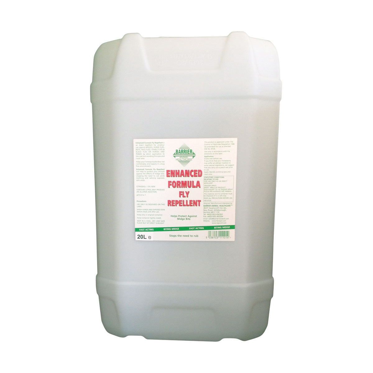 Barrier Enhanced Formula Fly Repellent