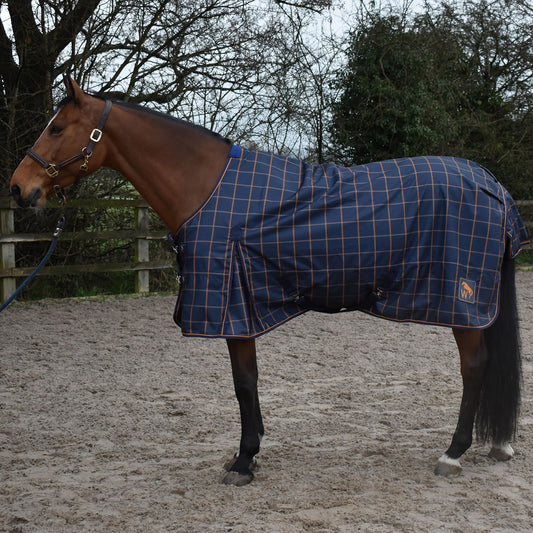 Whitaker Rastrick Turnout Rug Ogm Navy/Orange