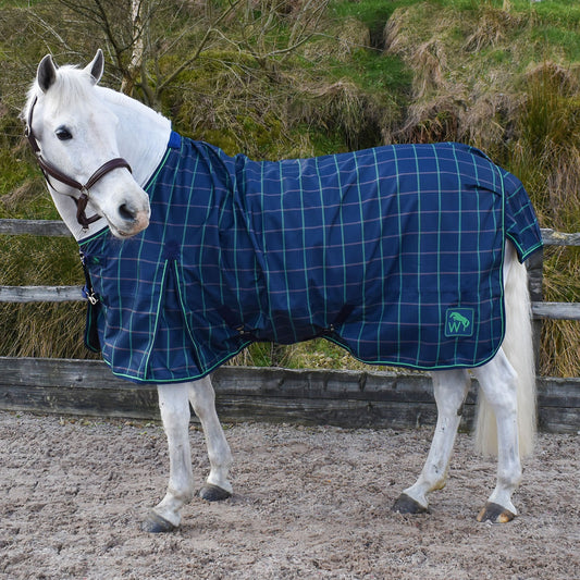Whitaker Jacob Lightweight Turnout Rug 0gm Navy/Green