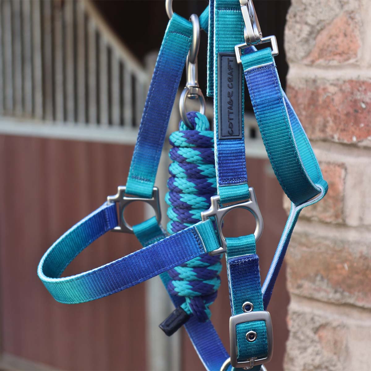 Cottage Craft Ombre Headcollar Blue