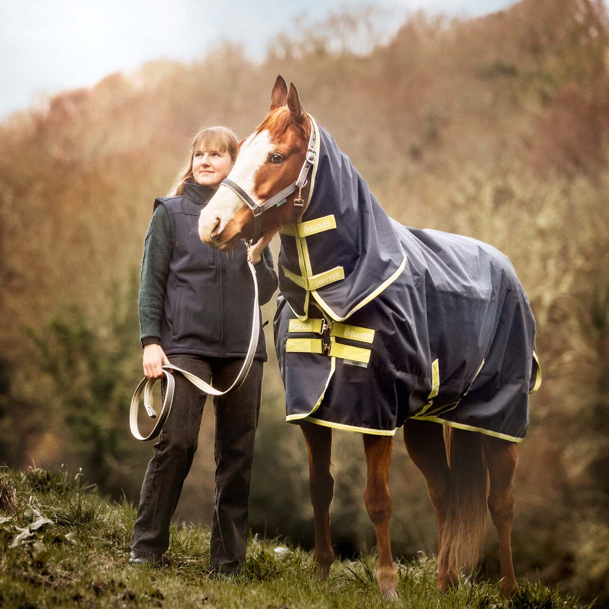 Bucas Oasis Turnout 100 & Neck Set Grey