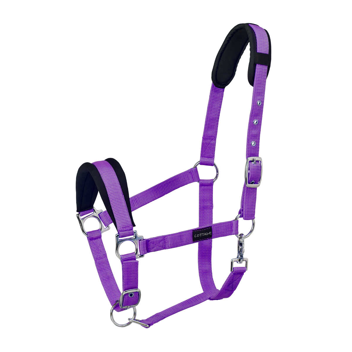 Cottage Craft Padded Headcollar Purple