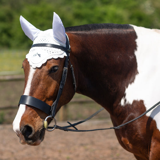 GALLOP White Classic Ear Veil