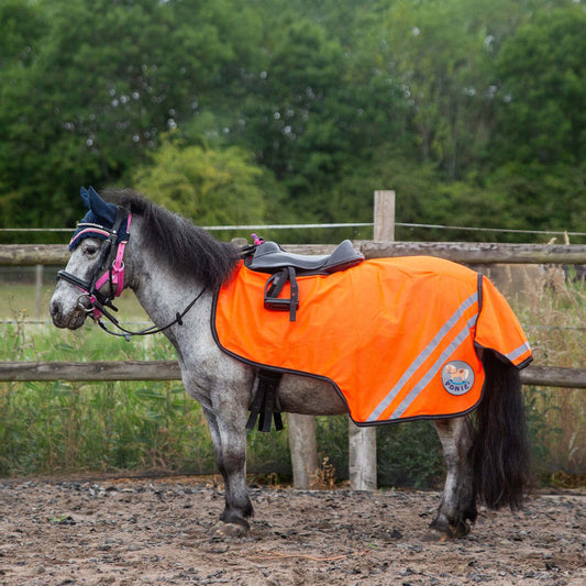 PONIE Retro Reflective Mesh Exercise Sheet Orange