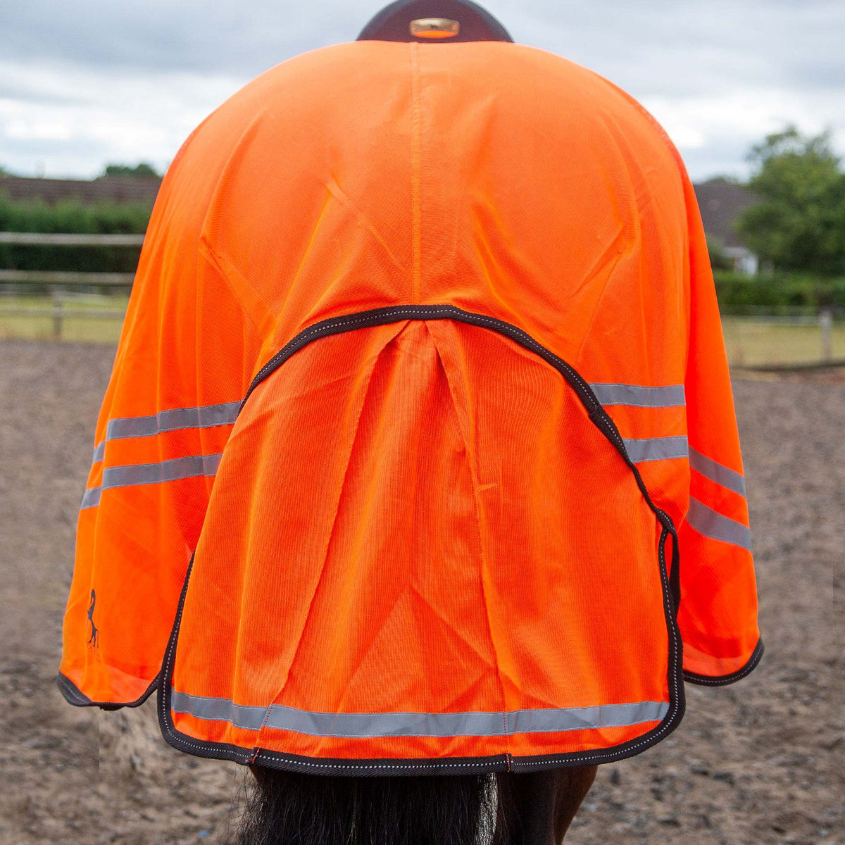 TROJAN Retro Reflective Mesh Exercise Sheet Orange