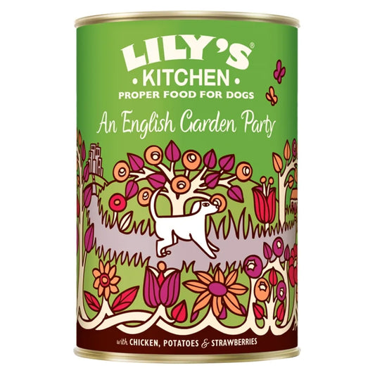 Lilys Kitchen Dog Tin An English Garden Party