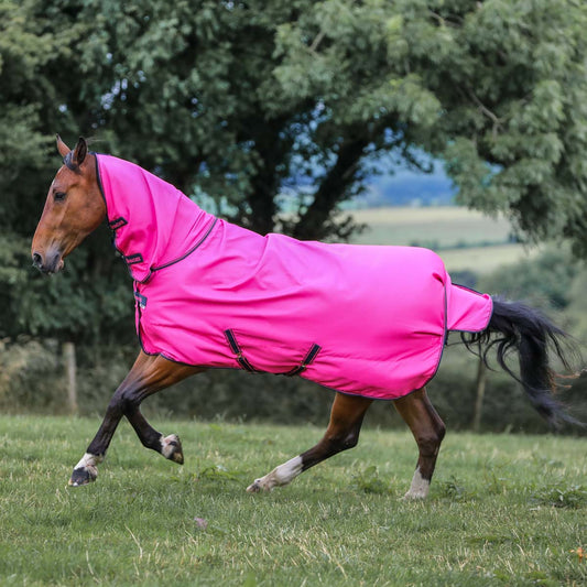 Bucas Freedom Light Full Neck Turnout Rug Pink