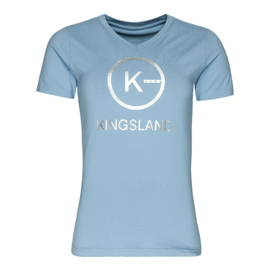 Kingsland KLHelena Ladies V Neck Shirt Blue