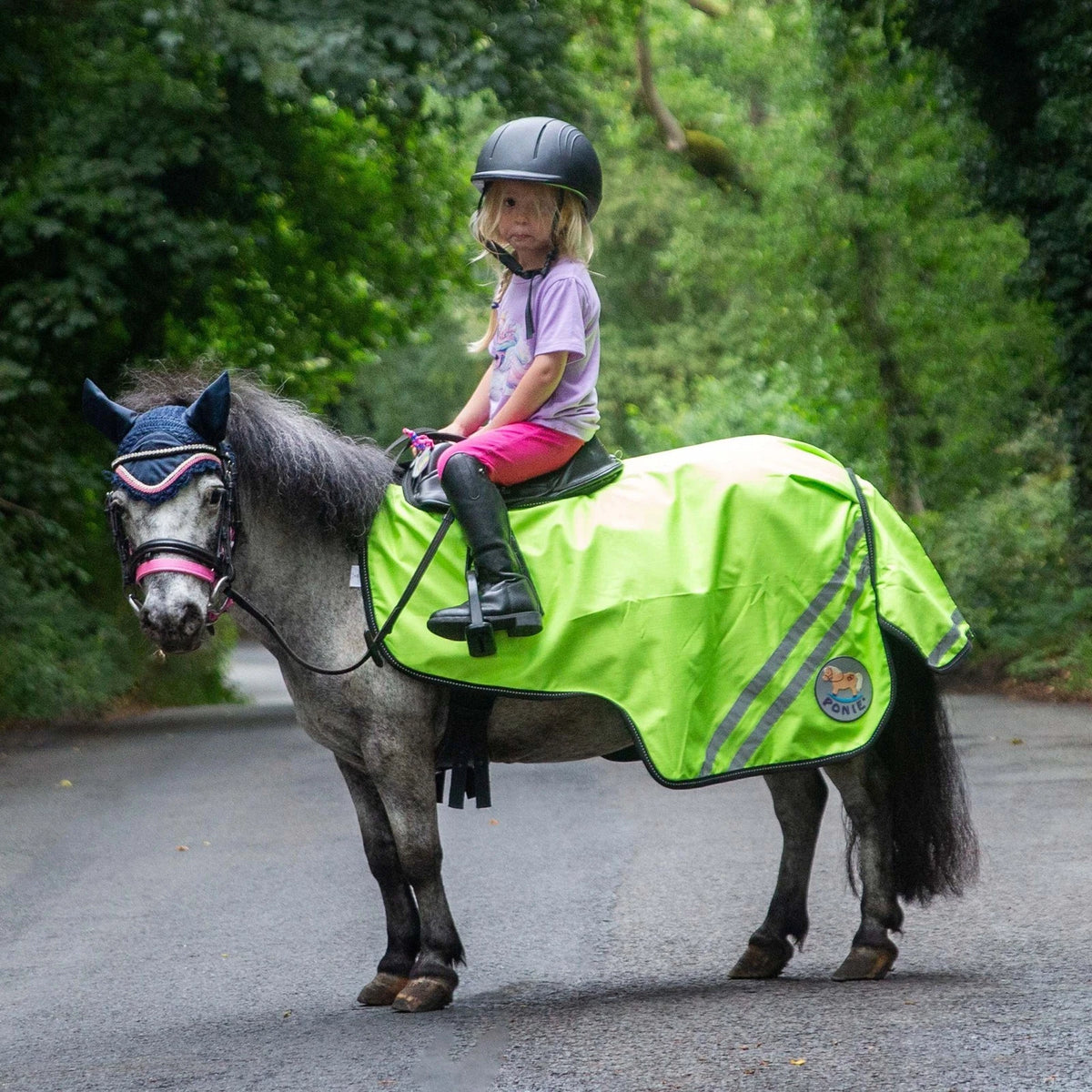 PONIE Retro Reflective Mesh Exercise Sheet Yellow