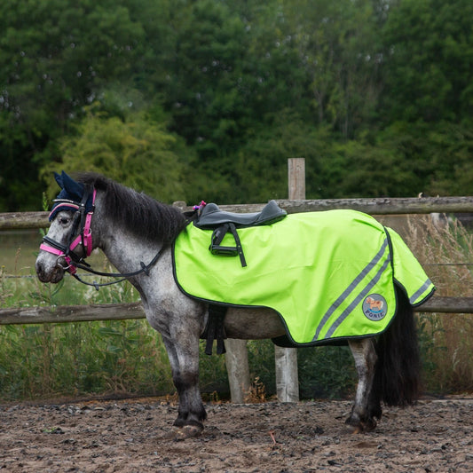 PONIE Retro Reflective Mesh Exercise Sheet Yellow