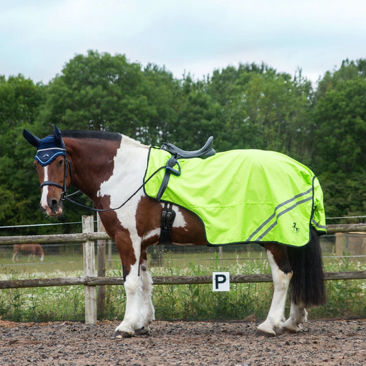 TROJAN Retro Reflective Mesh Exercise Sheet Yellow