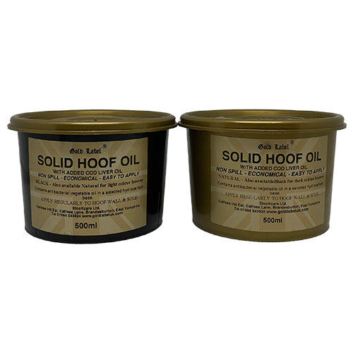 Solid Hoof Oil - Gold Label