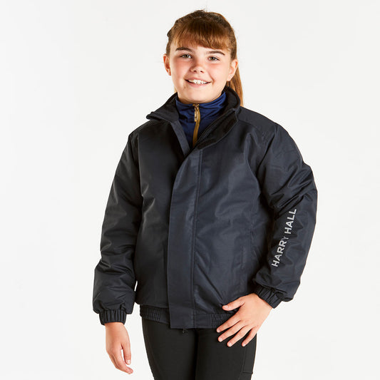 Harry Hall All-Weather Unisex Blouson Jacket Children's Dark Navy