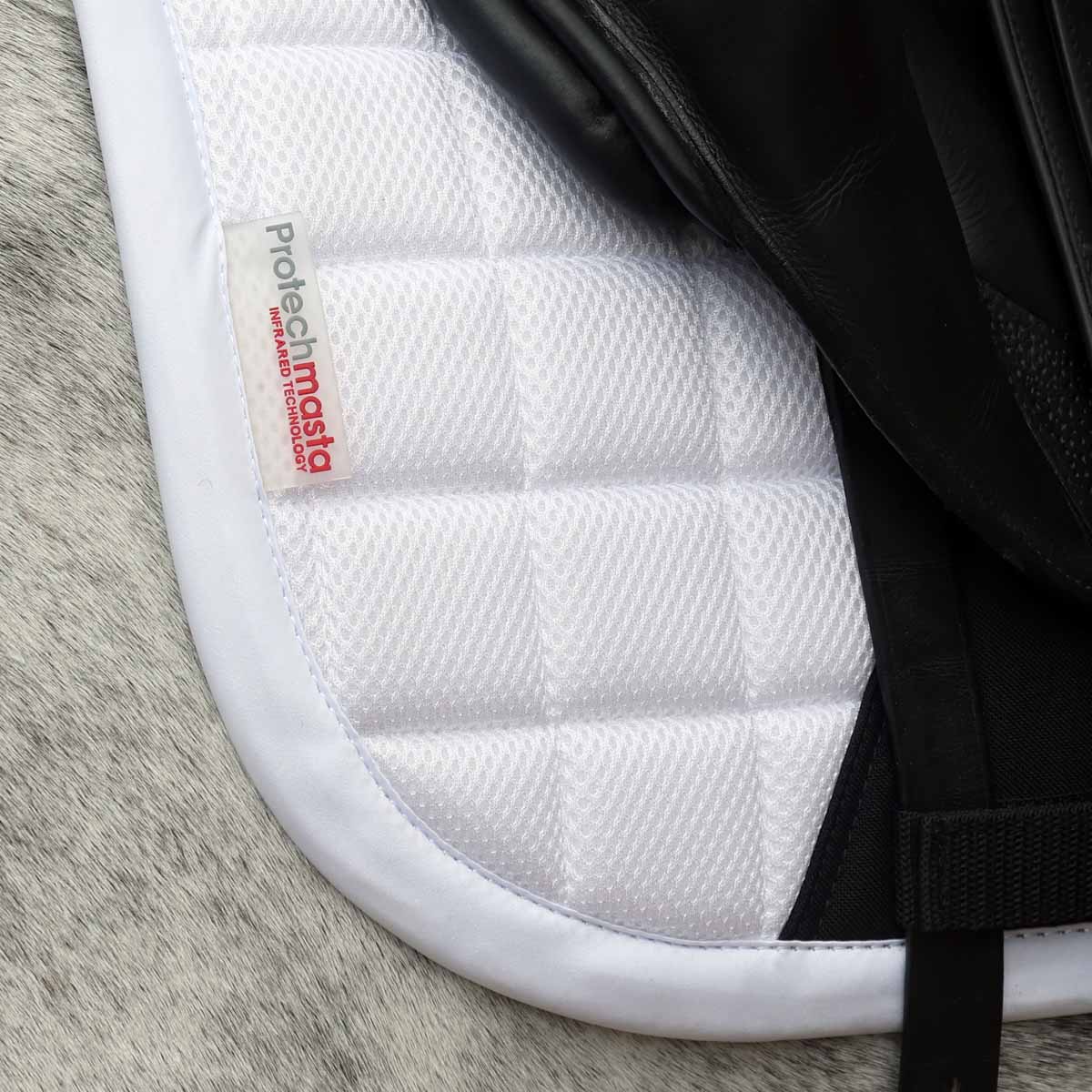 Protechmasta Infrared Airmesh Dressage Saddle Pad White